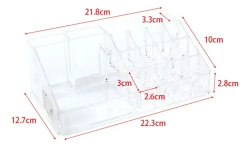 ORGANIZADOR ACRILICO PARA MAQUILLAJE