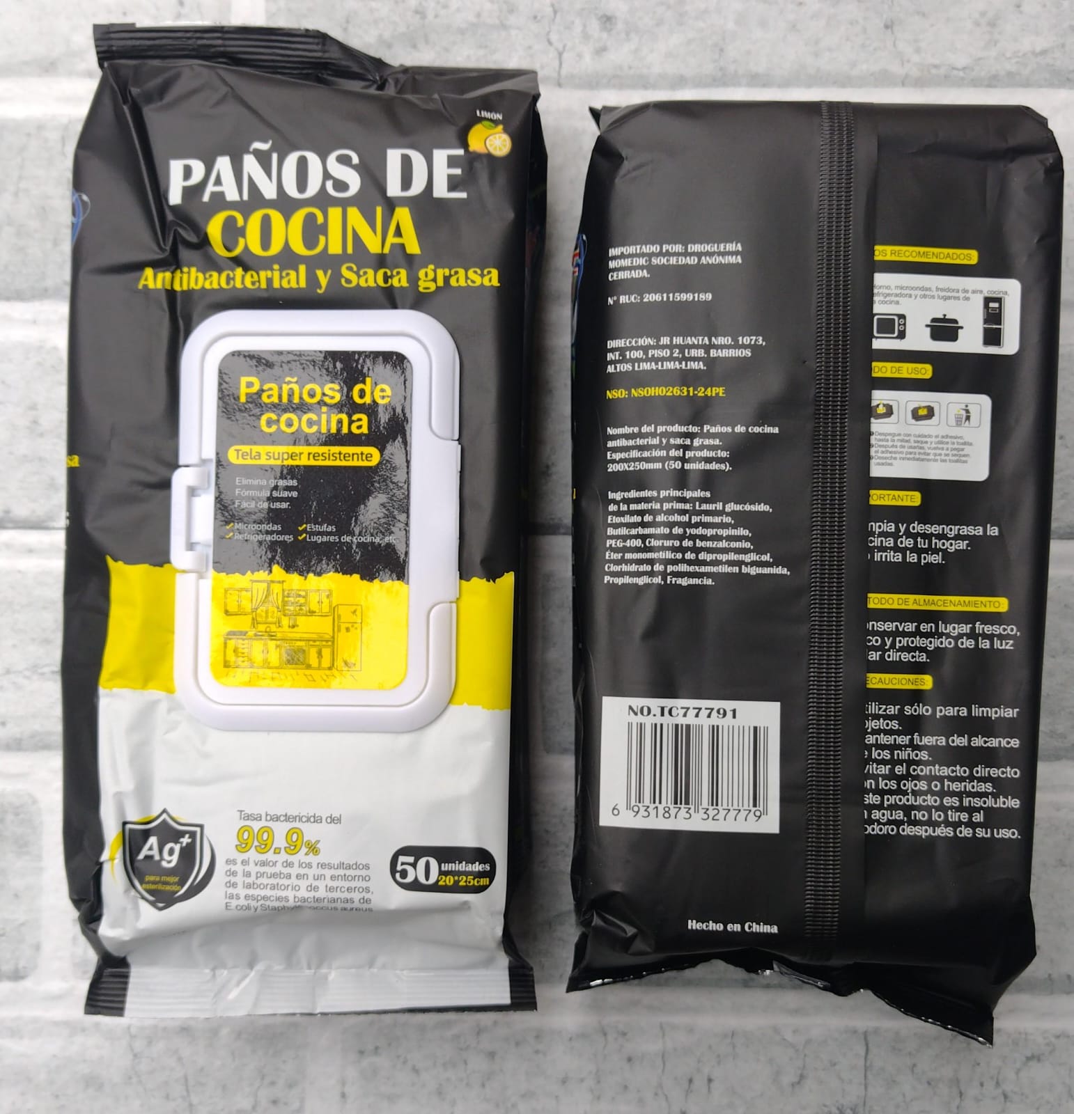 PAÑOS DE COCINA QUITA GRASA