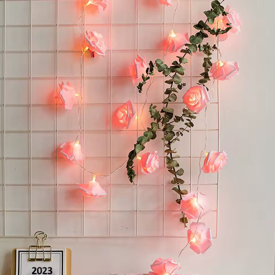 LUCES LED ROSA 🌸