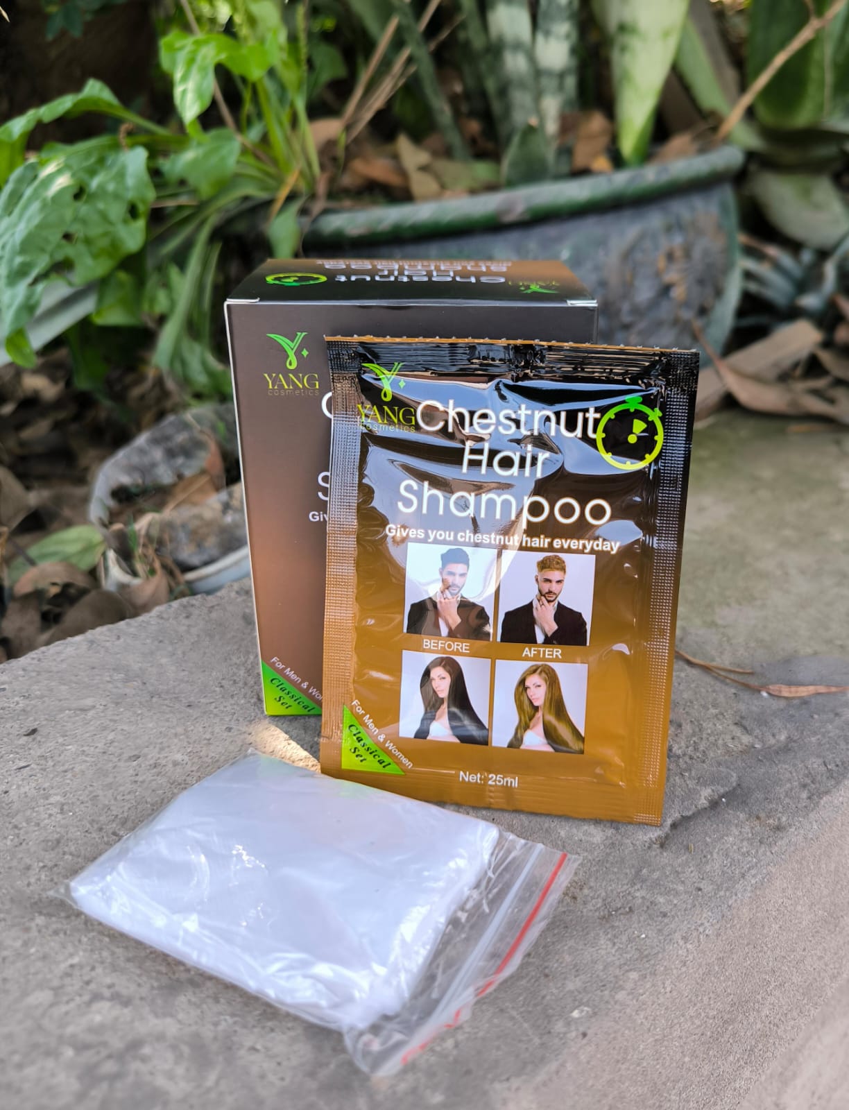 SHAMPOO ANTICANAS EN SACHET X10 CASTAÑO