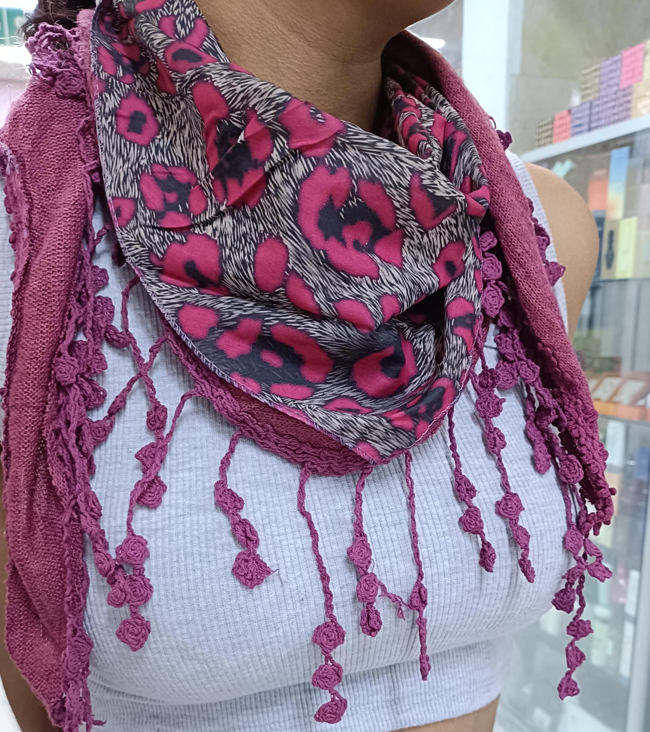 PASHMINA C/ PLIEGUES