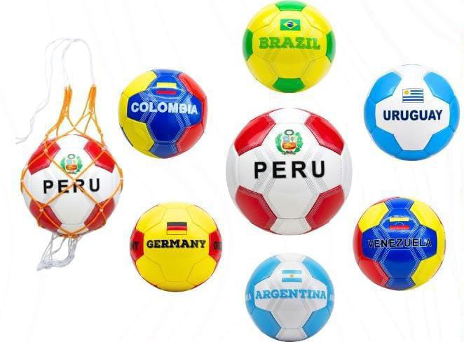PELOTA DE FUTBOL PAISES