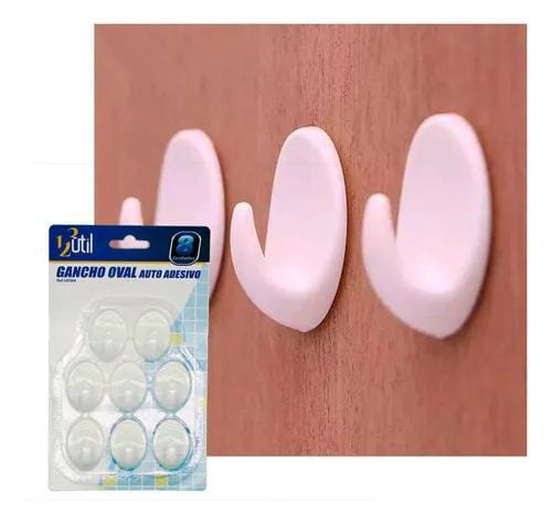 SET DE COLGADOR ADHESIVOS X6