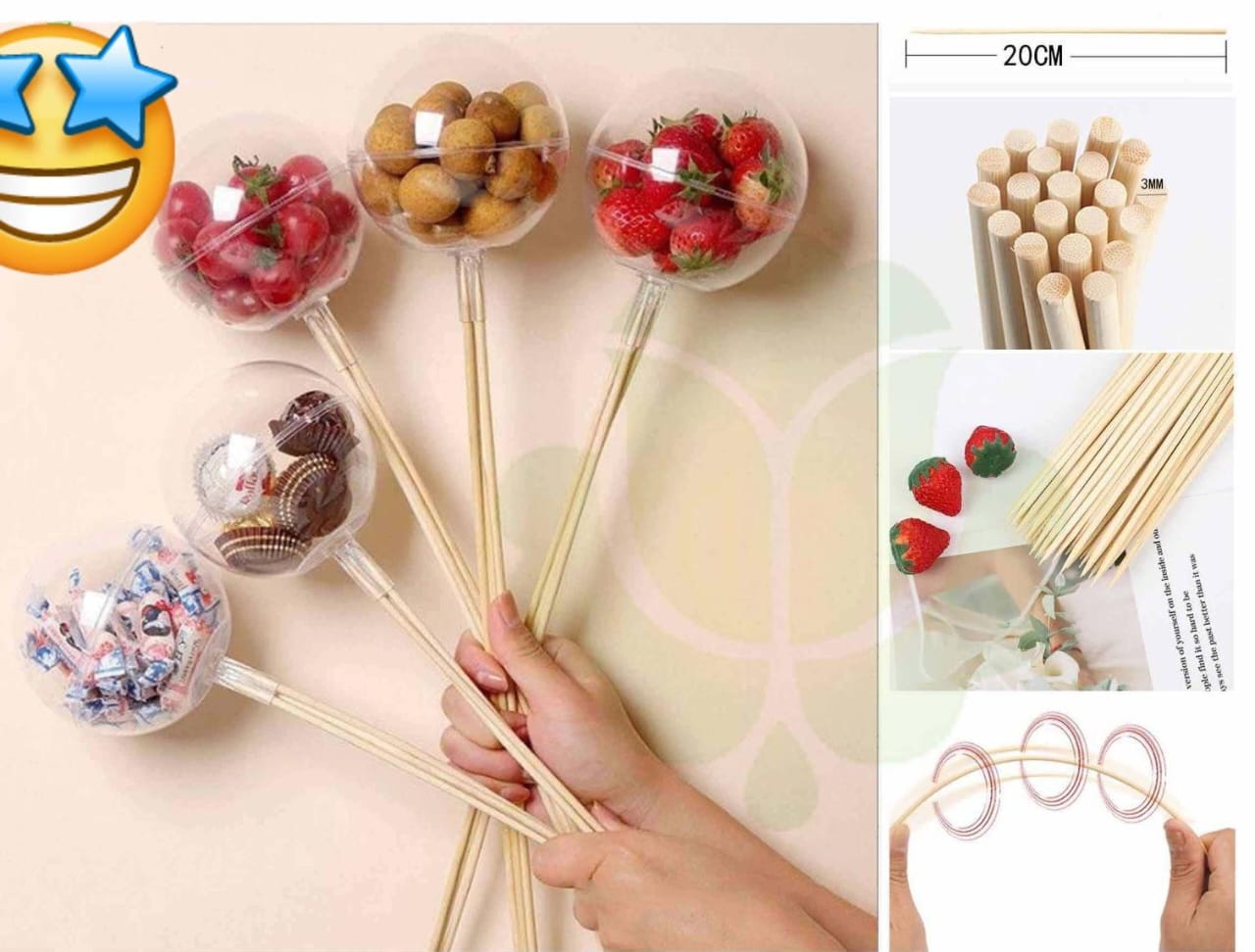 PALITOS DE BROCHETAS