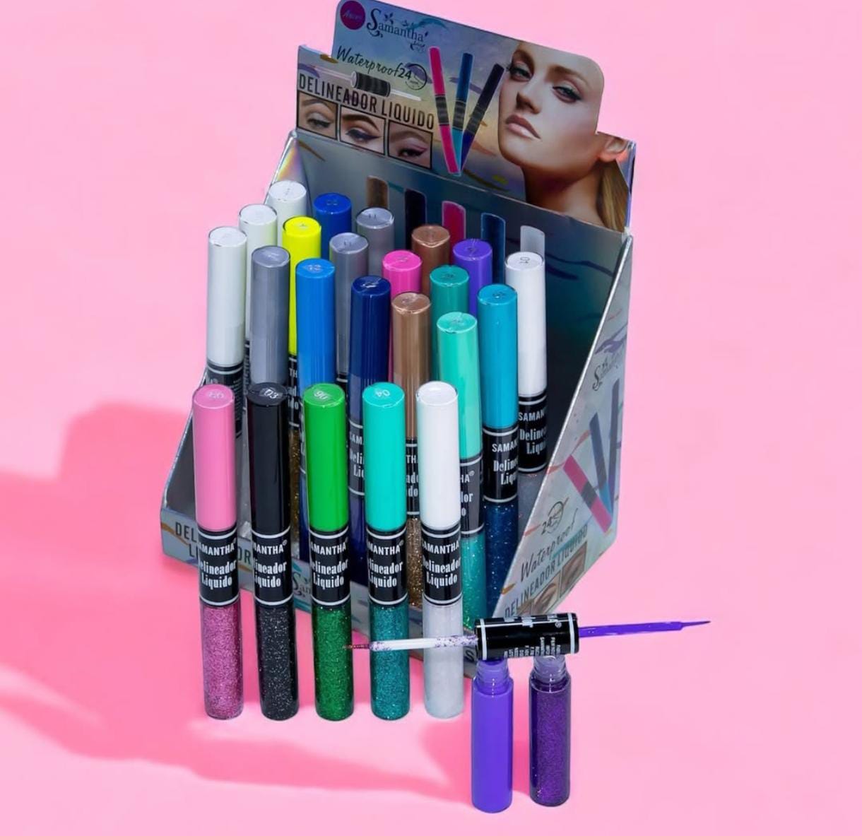 DELINEADOR DUAL C/ GLITTER