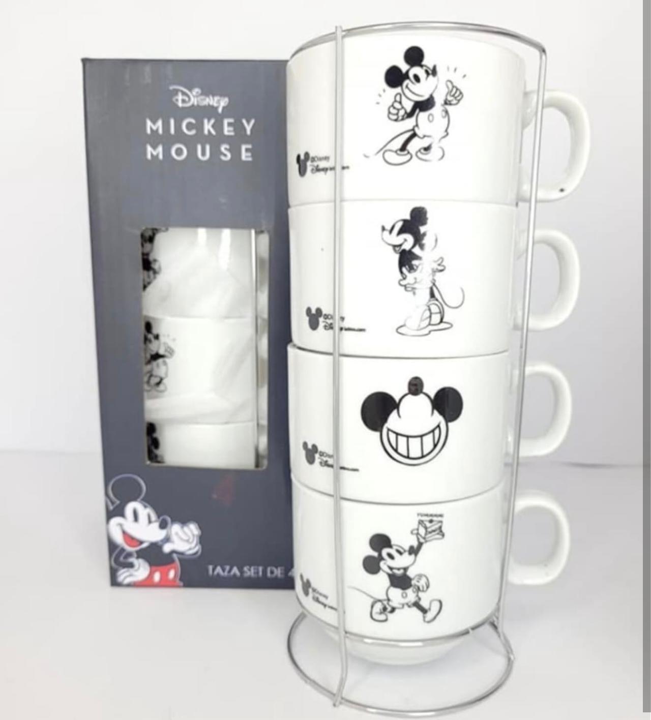 SET DE 4 TAZAS DISNEY