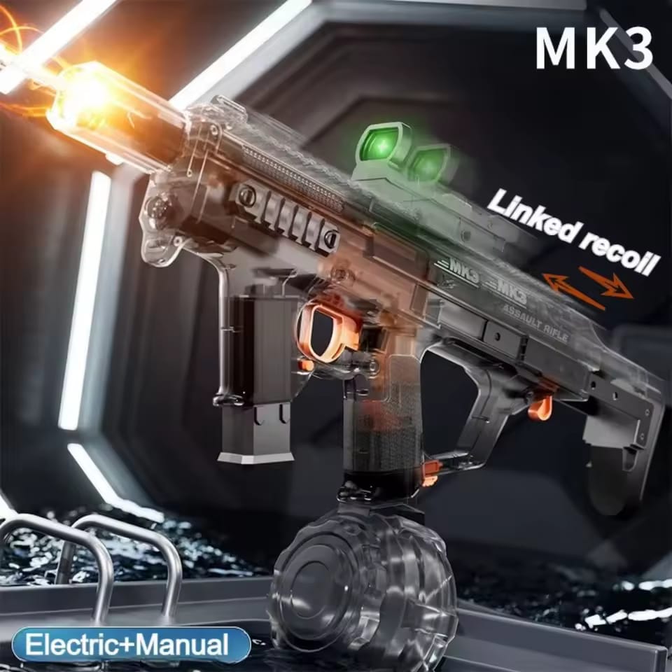 PISTOLA LANZA AGUA RGB