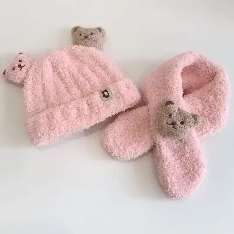 GORRO C/ BUFANDA OSITO