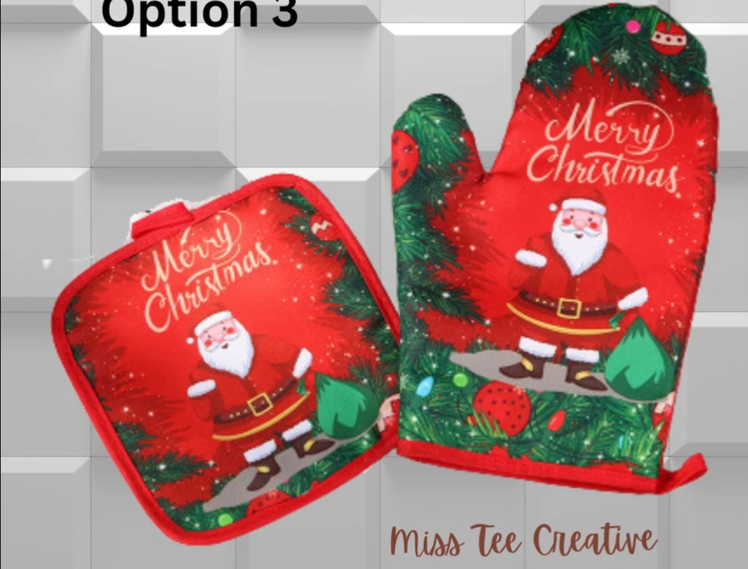 SET DE MANOPLA C/ POSA OLLA NAVIDEÑO